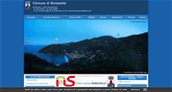 Desktop Screenshot of comune.bonassola.sp.it