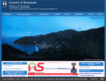 Tablet Screenshot of comune.bonassola.sp.it